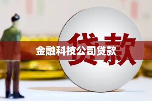 马边金融科技公司贷款