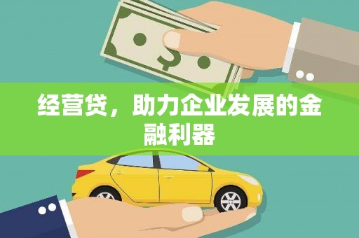马边经营贷，助力企业发展的金融利器