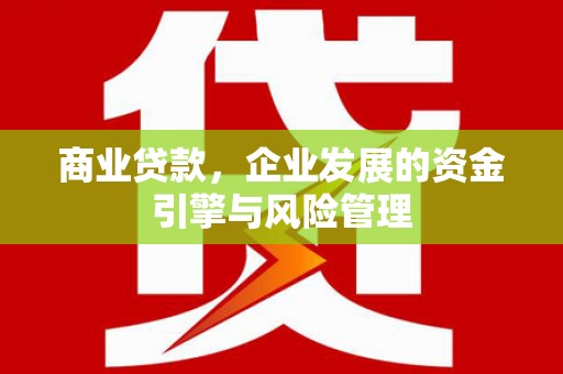 马边商业贷款，企业发展的资金引擎与风险管理