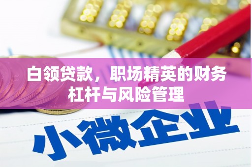 马边白领贷款，职场精英的财务杠杆与风险管理