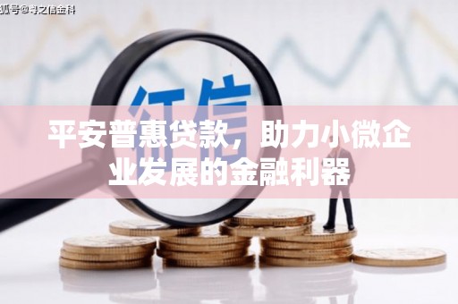 马边平安普惠贷款，助力小微企业发展的金融利器
