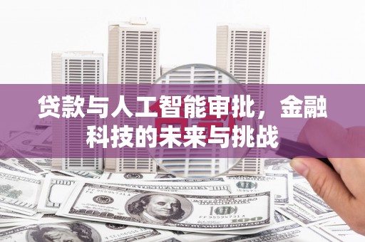 马边贷款与人工智能审批，金融科技的未来与挑战