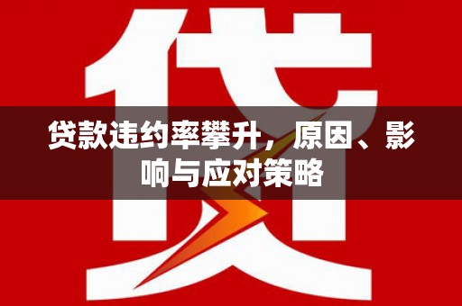 马边贷款违约率攀升，原因、影响与应对策略