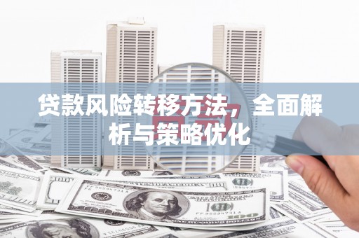 马边贷款风险转移方法，全面解析与策略优化