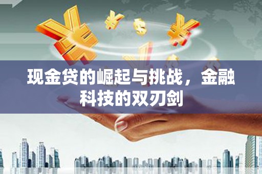 马边现金贷的崛起与挑战，金融科技的双刃剑