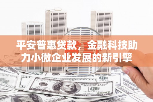 马边平安普惠贷款，金融科技助力小微企业发展的新引擎