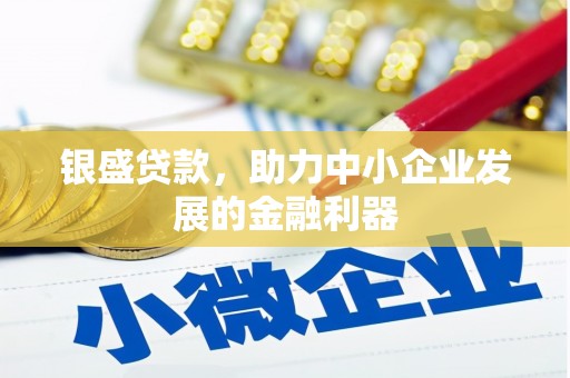 马边银盛贷款，助力中小企业发展的金融利器