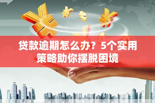 马边贷款逾期怎么办？5个实用策略助你摆脱困境