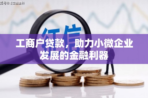 马边工商户贷款，助力小微企业发展的金融利器