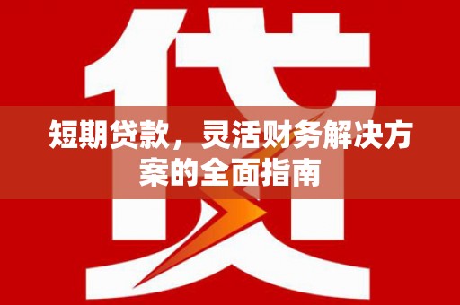 马边短期贷款，灵活财务解决方案的全面指南