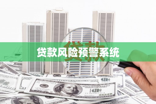 马边贷款风险预警系统