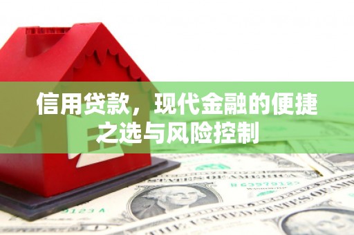 马边信用贷款，现代金融的便捷之选与风险控制