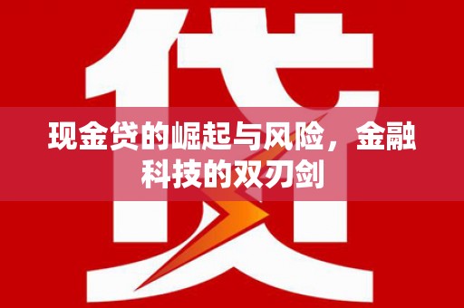 马边现金贷的崛起与风险，金融科技的双刃剑