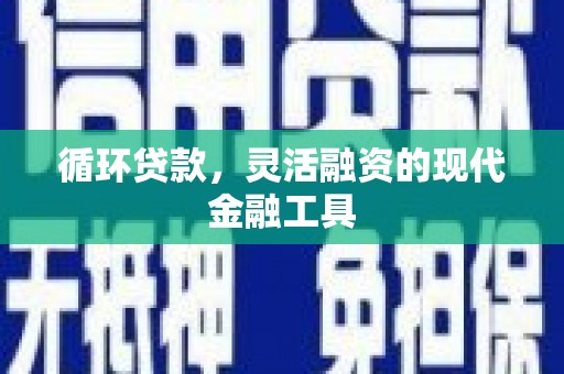 马边循环贷款，灵活融资的现代金融工具