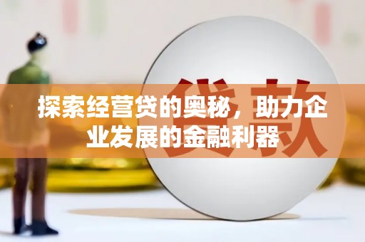 马边探索经营贷的奥秘，助力企业发展的金融利器