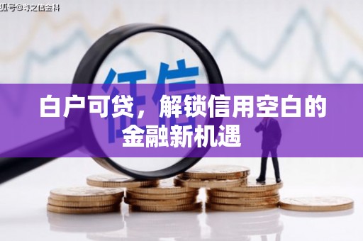 马边白户可贷，解锁信用空白的金融新机遇
