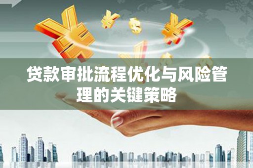 马边贷款审批流程优化与风险管理的关键策略