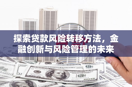 马边探索贷款风险转移方法，金融创新与风险管理的未来