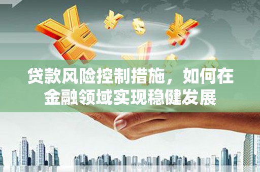 马边贷款风险控制措施，如何在金融领域实现稳健发展