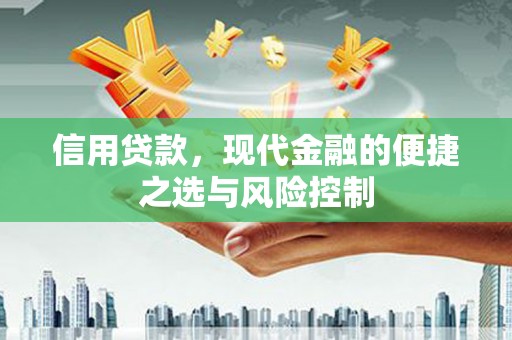 马边信用贷款，现代金融的便捷之选与风险控制