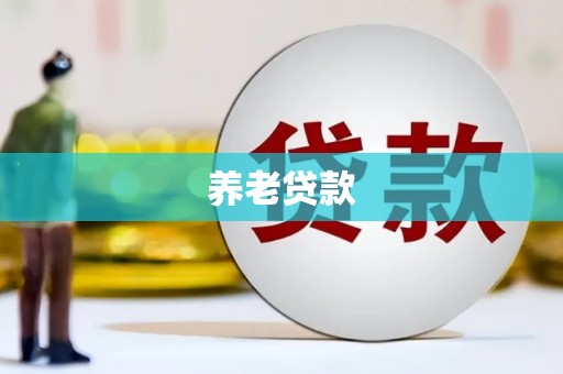 马边养老贷款