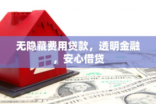 马边无隐藏费用贷款，透明金融，安心借贷