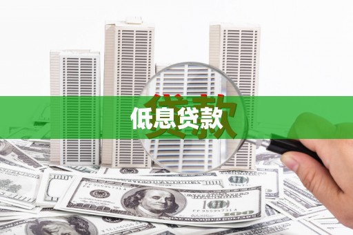 马边低息贷款