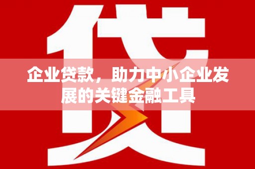 马边企业贷款，助力中小企业发展的关键金融工具