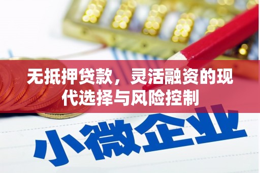 马边无抵押贷款，灵活融资的现代选择与风险控制