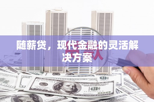 马边随薪贷，现代金融的灵活解决方案