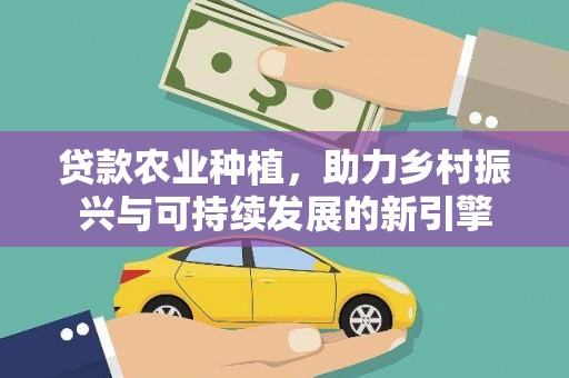 马边贷款农业种植，助力乡村振兴与可持续发展的新引擎