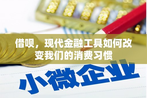 马边借呗，现代金融工具如何改变我们的消费习惯
