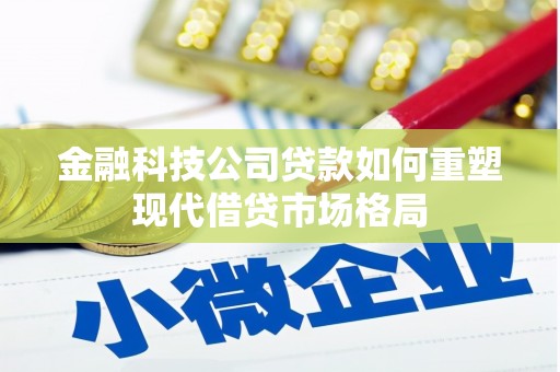 马边金融科技公司贷款如何重塑现代借贷市场格局