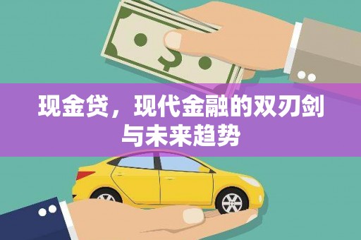 马边现金贷，现代金融的双刃剑与未来趋势