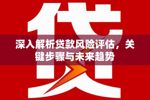 马边深入解析贷款风险评估，关键步骤与未来趋势