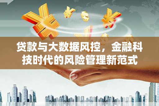 马边贷款与大数据风控，金融科技时代的风险管理新范式