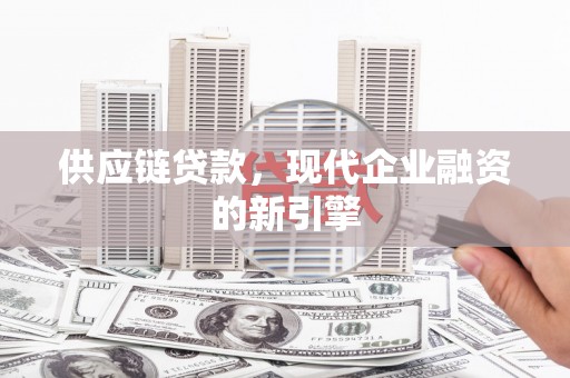马边供应链贷款，现代企业融资的新引擎