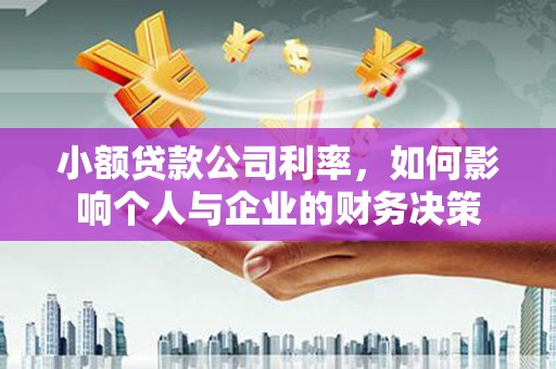 马边小额贷款公司利率，如何影响个人与企业的财务决策