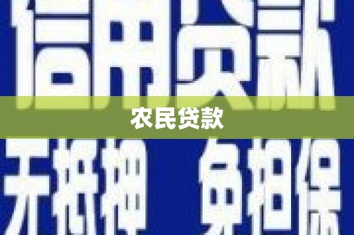 马边农民贷款