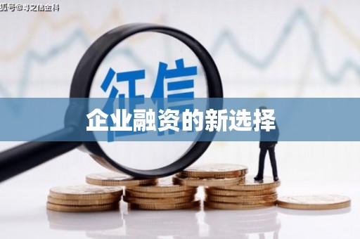 马边企业融资的新选择
