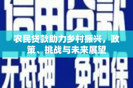 马边农民贷款助力乡村振兴，政策、挑战与未来展望