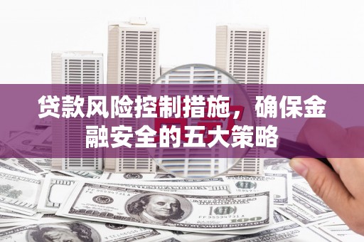 马边贷款风险控制措施，确保金融安全的五大策略