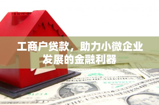马边工商户贷款，助力小微企业发展的金融利器