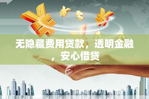 马边无隐藏费用贷款，透明金融，安心借贷