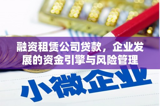马边融资租赁公司贷款，企业发展的资金引擎与风险管理