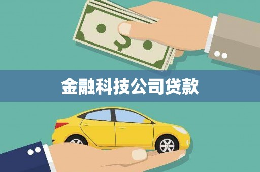 马边金融科技公司贷款
