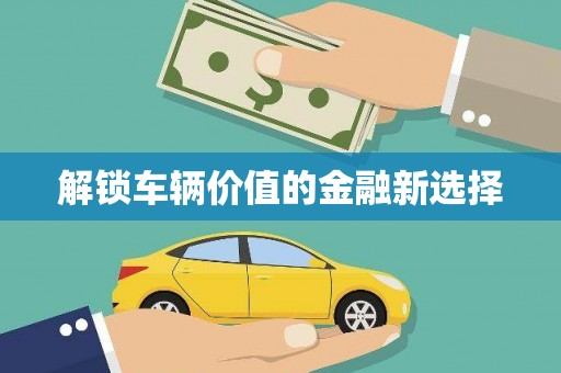 马边解锁车辆价值的金融新选择