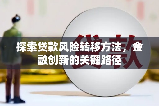 马边探索贷款风险转移方法，金融创新的关键路径