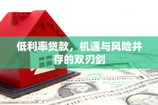 马边低利率贷款，机遇与风险并存的双刃剑
