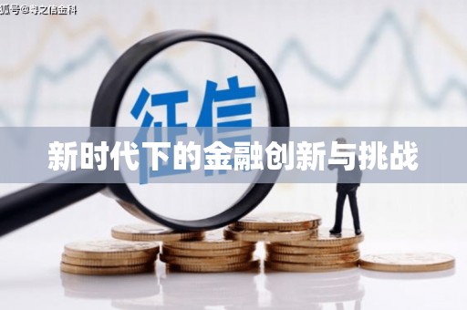 马边新时代下的金融创新与挑战 马边新时代下的金融创新与挑战